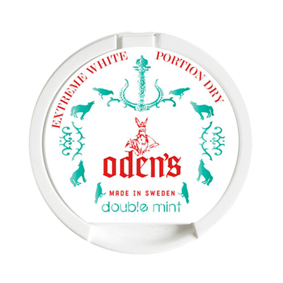 Odens Double Mint Extreme White Dry Portionssnus