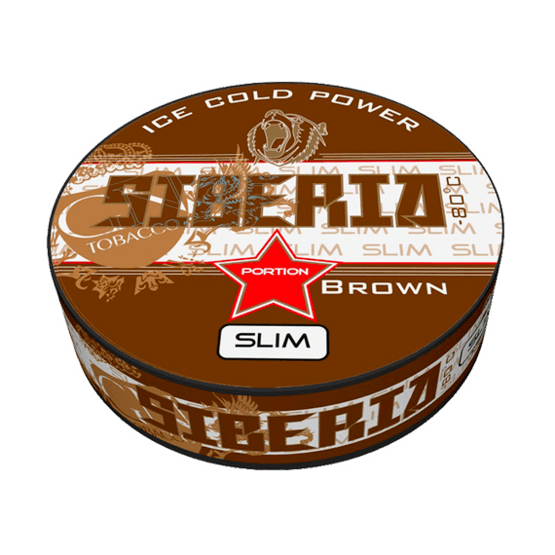 Siberia -80 Degrees Brown Slim Portionssnus