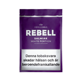 Swedsnus Rebell Salmiak Portion 300
