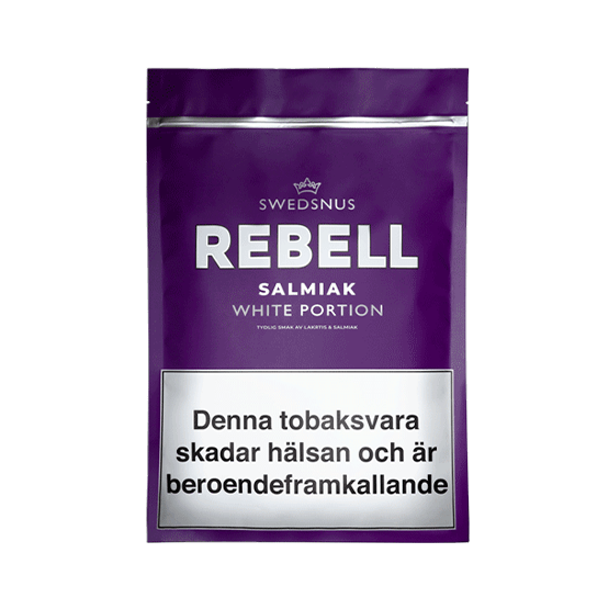Swedsnus Rebell Lakrits Portion Bag