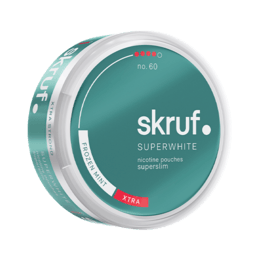 Skruf Superwhite No.60 Frozen Mint Superslim Xtra Strong