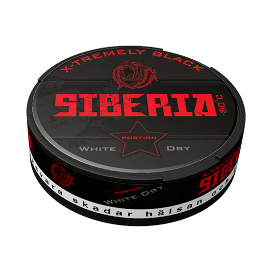Siberia -80 Degrees Black White Dry