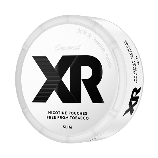 Xr General Slim Free From Tobacco All White Portionssnus