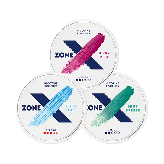 zoneX Mixpack 3-pack All White