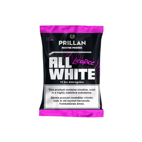 Prillan Licorice All White Portion