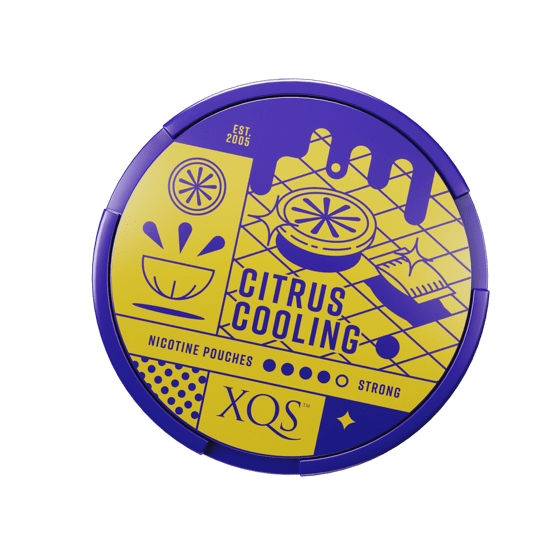 XQS Citrus Cooling Slim Extra Strong All White Portion