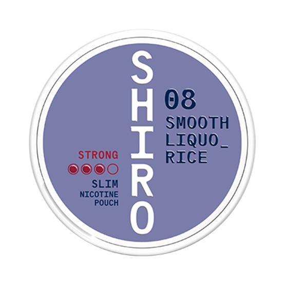 Shiro #08 Smooth Liquorice Slim Strong