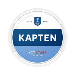 Kapten Vit Stark Portion