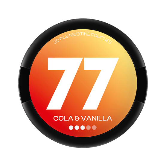77 Nicotine Pouches Cola & Vanilla