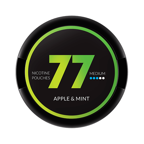 77 Nicotine Pouches Apple & Mint