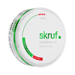 Skruf Superwhite No.64 Fresh Apple Extra Strong