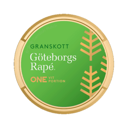 Göteborgs Rapé ONE Granskott Vit Portion