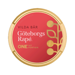 Göteborgs Rapé ONE Vilda Bär Vit Portion