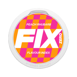 FIX Peach Rhubarb Zero Nikotinfritt Snus