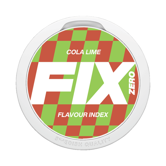 FIX Cola Lime Zero Nikotinfritt Snus
