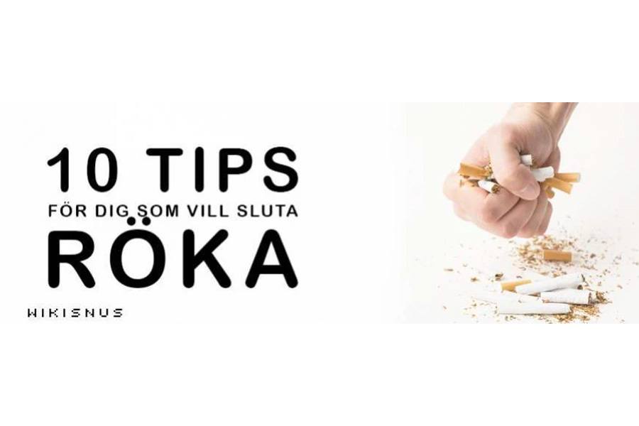10 Tips för att lyckas Sluta Röka!