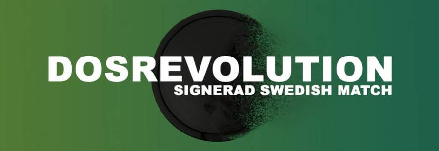 Dosrevolution signerad Swedish Match!