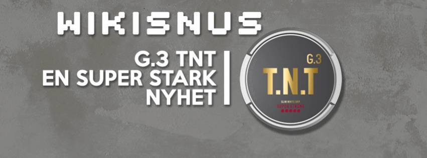 G.3 TNT En superstark nyhet!