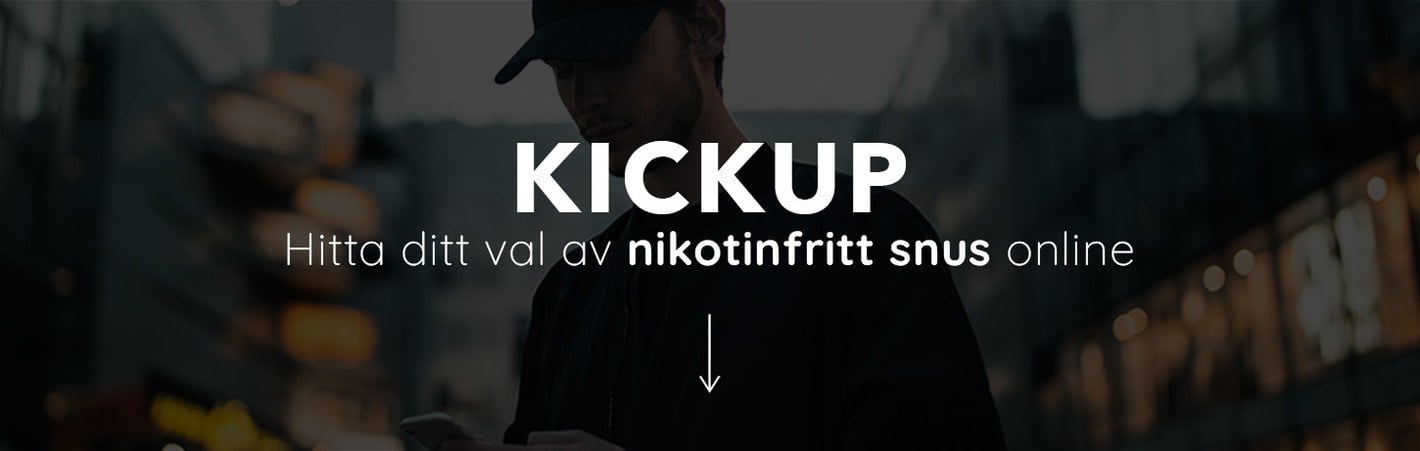 Om Kickup Nikotinfritt Snus