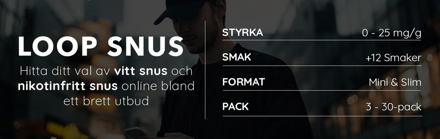 Loop snus om varumärket