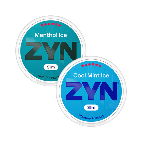 ZYN Slim Cool Mint Ice S6 & ZYN Slim Menthol Ice S6 Mixpack