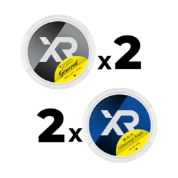XR 2x General White, 2x Göteborgs Rapé White Mixpack
