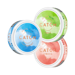 Catch White Slim Peppermint + Apple + Peach Strong