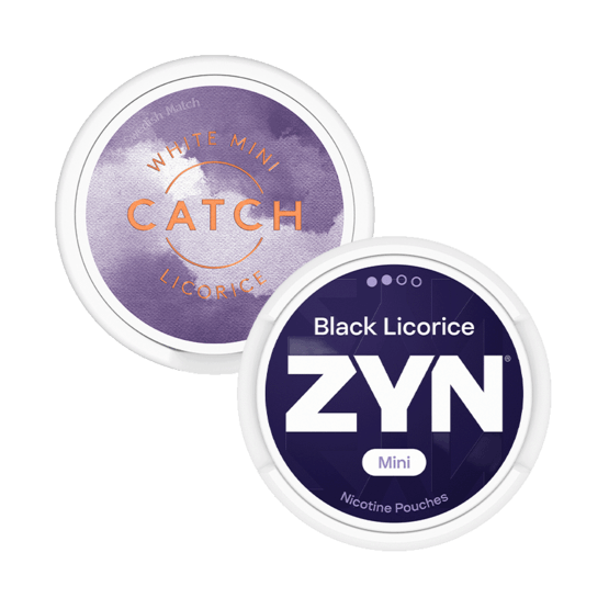 Catch and Zyn Mini Liqorice S2 2-pack