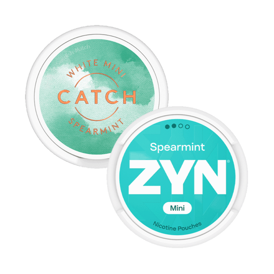 Catch and Zyn Mini Spearmint S2 2-pack