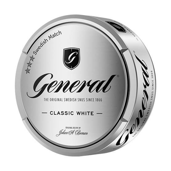 General Classic White Portionssnus
