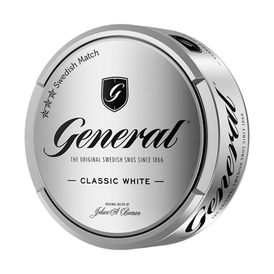 General Classic White Portionssnus