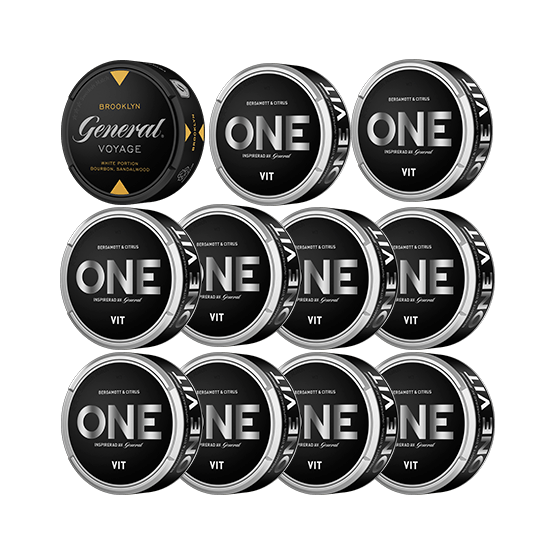 Mixpack 10 One Vit & 1 General Voyage Brooklyn